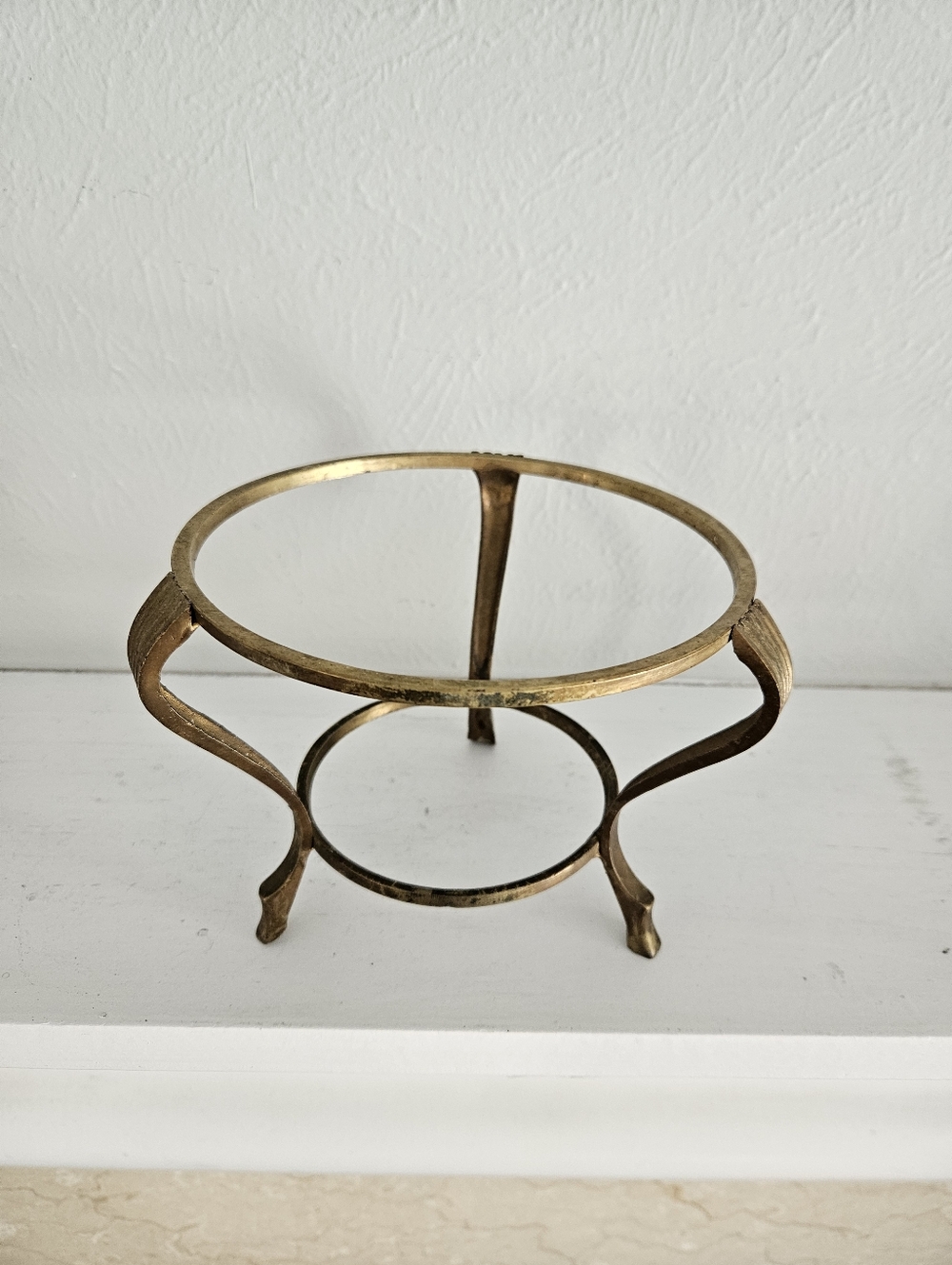 Vintage Brass Decorative Plant Holder/Stand - Picture 2 of 7